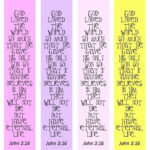 Tutorial ~ Make Your Own Bookmarks Within Free Printable Bible Bookmarks Template