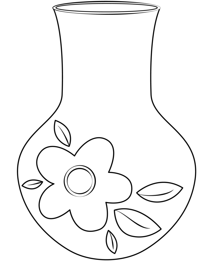 Free Printable Flower Vase Template