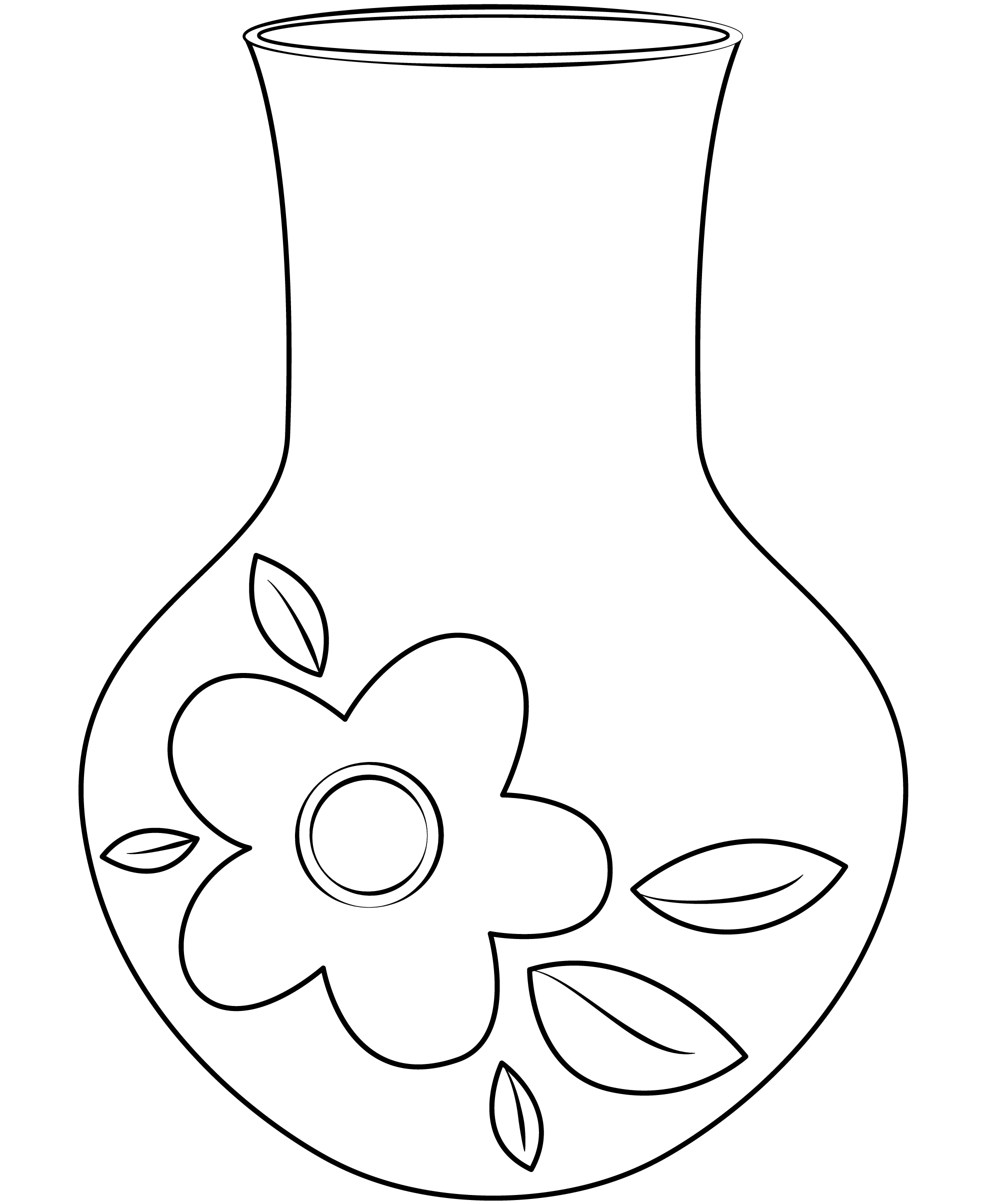 Vase Printable Template | Free Printable Papercraft Templates for Free Printable Flower Vase Template