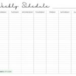 Weekly Planner Printable   39 Cute Free Weekly Calendar Templates Throughout Free Printable Calendar Template Weekly