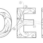 Welcome To Paper Zen ~ Cecelia Louie: Quilling Letters Tutorial Intended For Free Printable Free Quilling Template