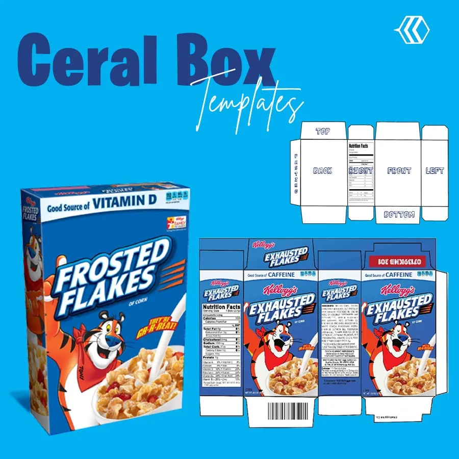 What Is Cereal Box Template? A Guide From Pb - Packaging Bee with Free Printable Cereal Box Template