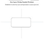 Writing Worksheets | Writing Template Worksheets Inside Free Printable Four Square Writing Template