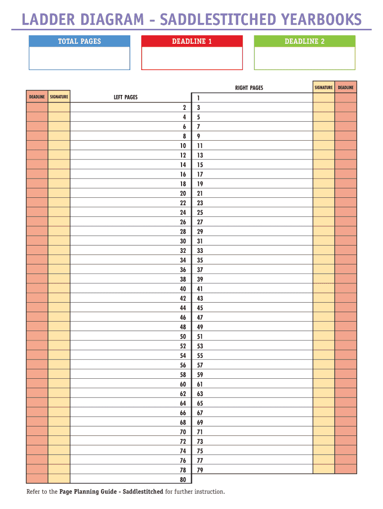 Yearbook Ladder Template - Fill Online, Printable, Fillable, Blank pertaining to Free Printable Blank Ladder Template