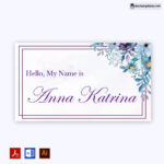 18+ Free Employee Name Tag Templates Inside Free Printable Employee Name Badge Template
