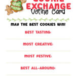 Christmas Cookie Exchange Printable Party Pack   Kim Schob For Free Printable Free Cookie Exchange Invitation Template