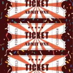Free Carnival Ticket Template For Google Docs Inside Free Printable Admit One Ticket Template