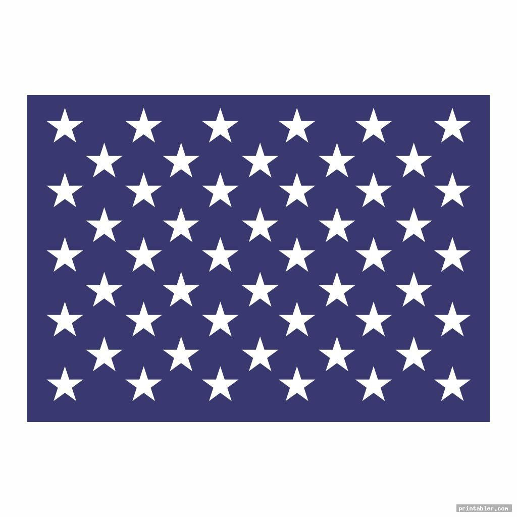 Printable Image Gallery inside Free Printable American Flag Star Template