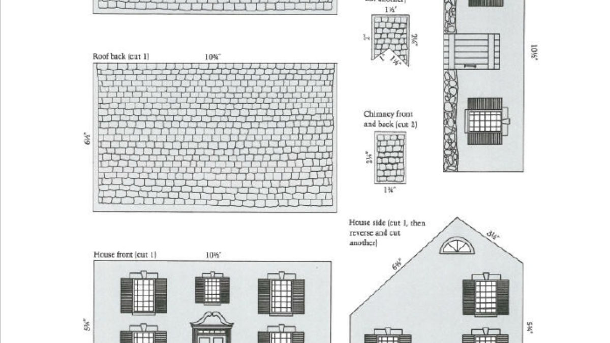 20+ Free Gingerbread House Templates For 2023 - Printable Jpeg for Free Printable Victorian Gingerbread House Template