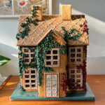 2024 Villa   Gingerbread House Template   Etsy Australia Pertaining To Gingerbread House Mansion Template