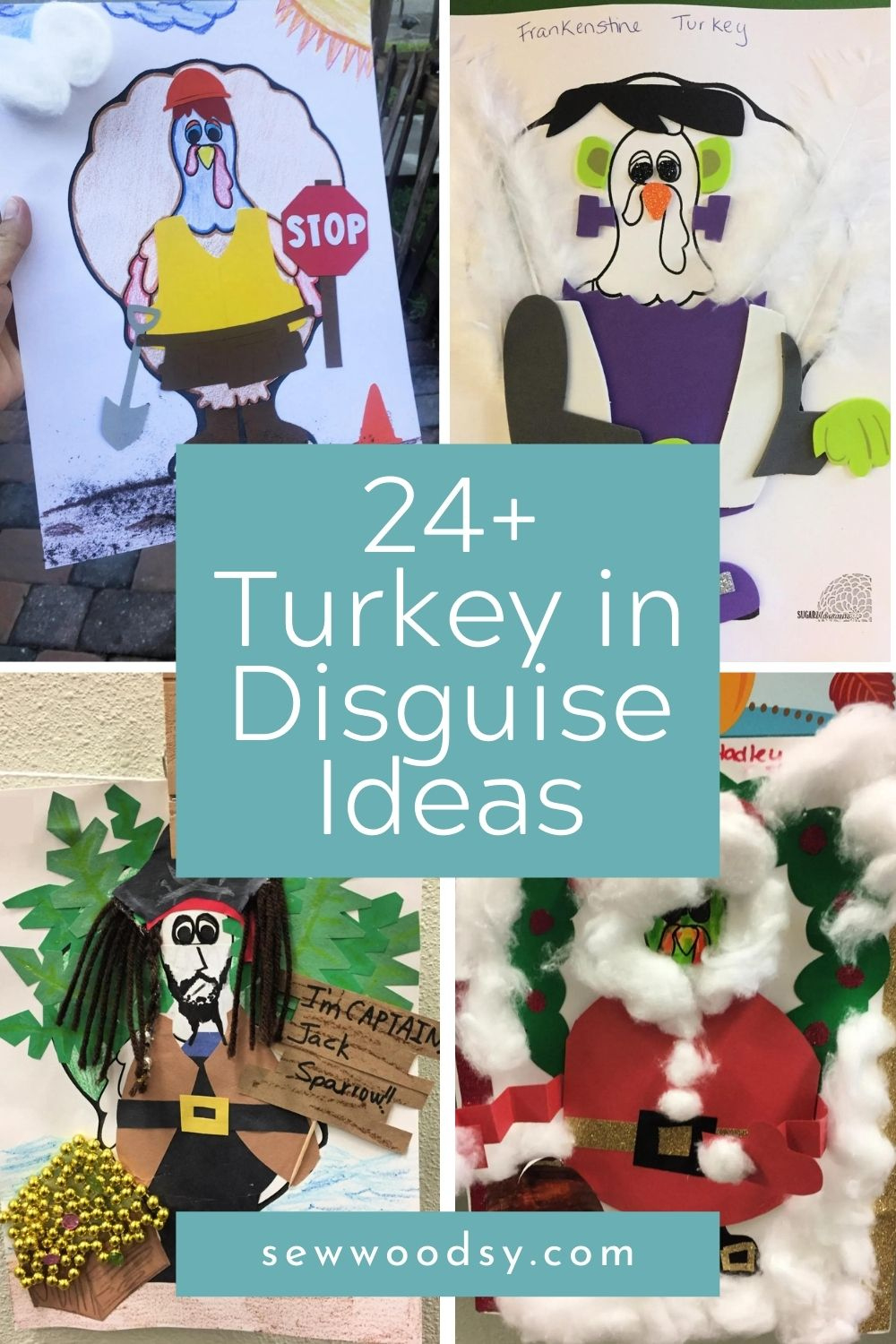 24+ Turkey In Disguise Ideas - Sew Woodsy pertaining to Stitch Turkey Disguise Template