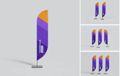 25+ Best Flag, Garden Flag & Feather Flag Mockup Templates pertaining to Feather Flag Indesign Template
