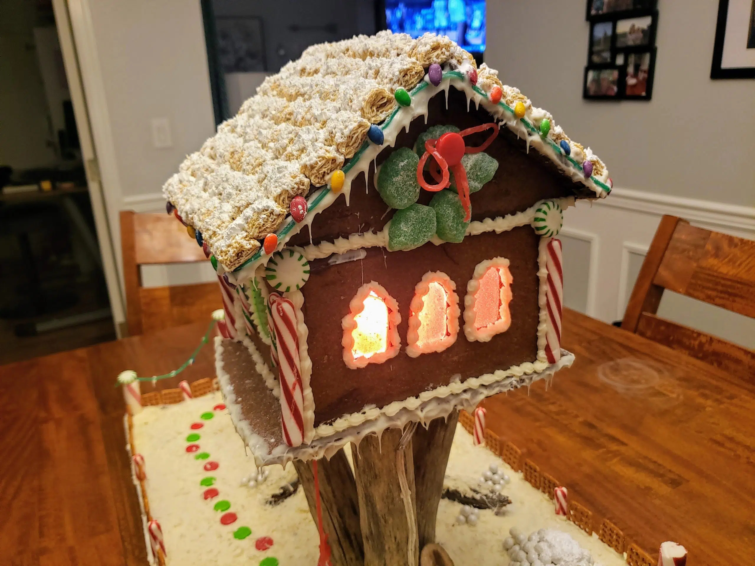 3 Ways To Make Gingerbread House Windows – No Candy Thermometer pertaining to Gingerbread House Window Template