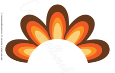 31 Cutest Turkey Templates – Cassie Smallwood in Small Turkey Feather Template