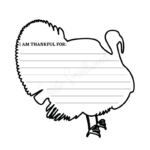 31 Cutest Turkey Templates   Cassie Smallwood In Template Turkey Outline