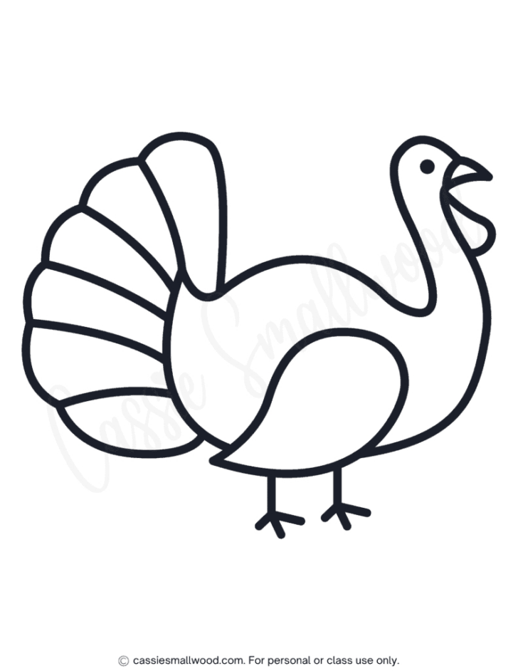 Turkey Pattern Template