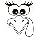 31 Cutest Turkey Templates   Cassie Smallwood Inside Free Printable Turkey Face Template