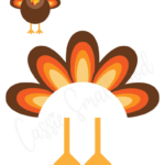 31 Cutest Turkey Templates   Cassie Smallwood Intended For Free Printable Turkey Feet Template
