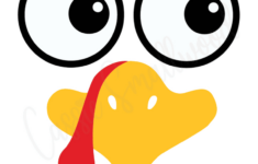 31 Cutest Turkey Templates – Cassie Smallwood intended for Printable Turkey Head Template