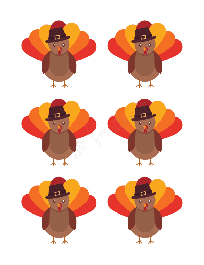 31 Cutest Turkey Templates - Cassie Smallwood regarding Cartoon Turkey Template