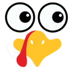 31 Cutest Turkey Templates   Cassie Smallwood Regarding Turkey Eyes Template