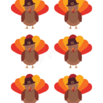 31 Cutest Turkey Templates   Cassie Smallwood Throughout Small Printable Turkey Template