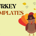 31 Cutest Turkey Templates   Cassie Smallwood Throughout Turkey Bulletin Board Template