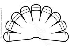 31 Cutest Turkey Templates – Cassie Smallwood throughout Turkey Feather Template