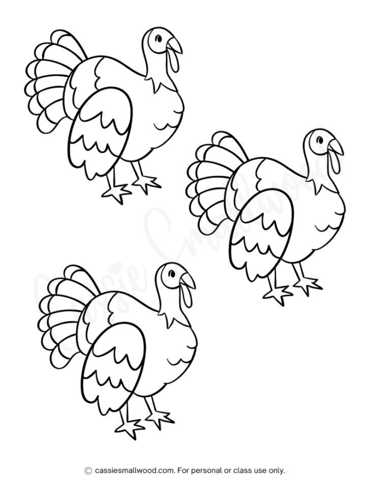 Small Turkey Template