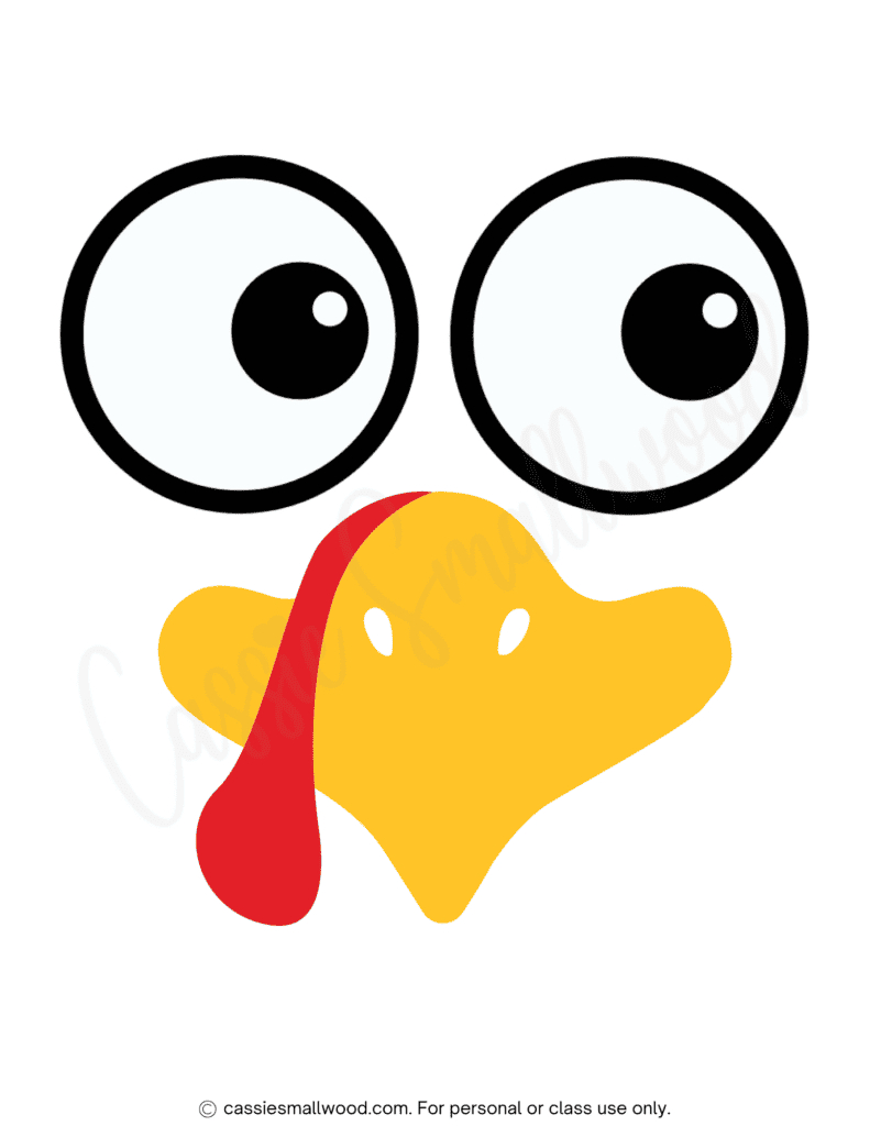 31 Cutest Turkey Templates - Cassie Smallwood with regard to Turkey Beak Template