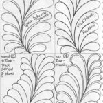 500 Peachwork Ideen | Quilten, Patchwork Und Quilten, Quiltmuster For Feather Quilting Template
