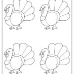 62 Turkey Templates (Free Pdf Printables) With Black And White Turkey Template
