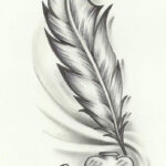75 Amazing Feather Tattoo Design   Mens Craze Within Feather Tattoo Template
