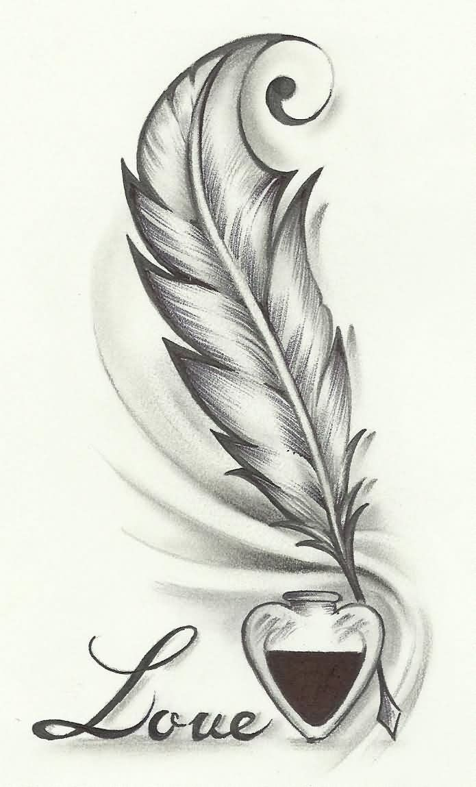 75 Amazing Feather Tattoo Design - Mens Craze within Tattoo Ideas Template Feather