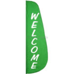 8Ft. X 2Ft. Welcome Feather Flag Intended For 8x2 Feather Flag Sign Template