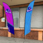 9Ft. Feather Flag – Graphic Package San Diego | Feather Flag San Diego With Regard To Feather Flag 9 Ft Template