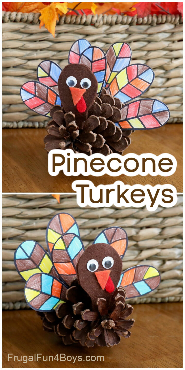 Pinecone Turkey Template