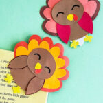Adorable Turkey Bookmarks (Plus Free Printable Template) For Turkey Bookmark Template