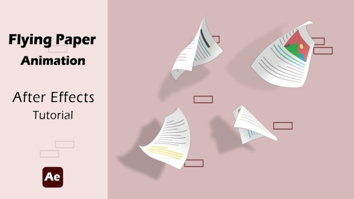 After Effects Feather Falling Into Template