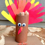 An Easy Thankful Turkey Toilet Paper Roll Craft Tutorial Within Turkey Toilet Paper Roll Craft Template