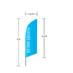 Angled Feather Flag – Successful Signs And Awards With Regard To Feather Angled Flag Template Design