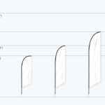 Angled Flag Banners   Custom Angled Feather Flags | Printrunner Inside Feather Flag Blank Template 14 Ft