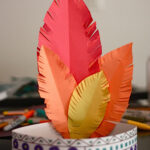 Ankle Biter Art: Thanksgiving Hats With Regard To Construction Paper Indian Hat Feather Template