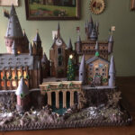Asked My Mom To Do A Harry Potter Inspired Gingerbread House This With Regard To Harry Potter Gingerbread House Template