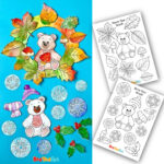 Autumn To Winter Wreath Craft| Learning Resources Uk Regarding All Brands Sewing Template Feather Wreath Template