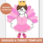 Ballerina Turkey Disguise Template Printable Disguise A Turkey In Regarding Disguise A Turkey Ballerina Template