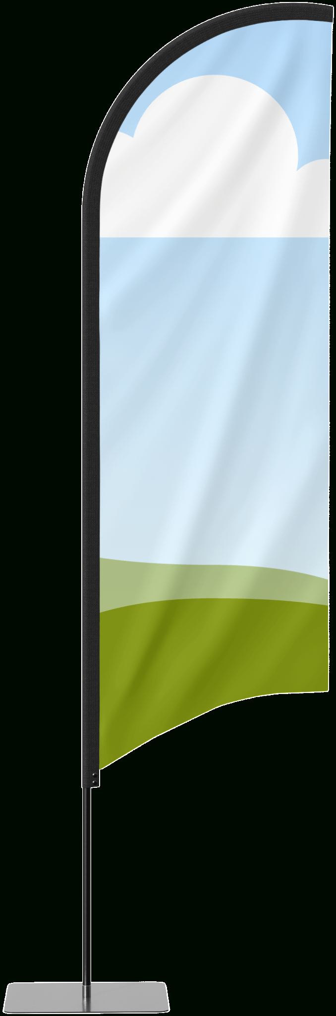 Banner Mockup Generator: Create Banner Mockups | Canva in Canva Feather Flag Template