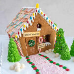 Best Homemade Gingerbread House | Recipe + Template — Bless This Mess Intended For Gingerbread House Recipe Template
