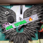 Black Angel Wings Tutorial   Link For Templates In Description Pertaining To Craft Foam Feather Template