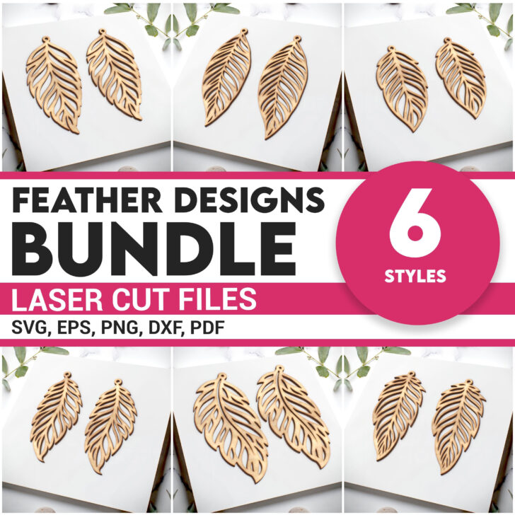 Feather Leaf Earring Template Feather Leaf Earring Template